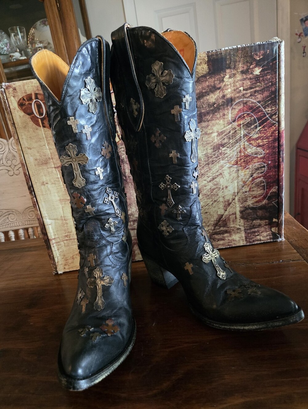 OLD GRINGO DOMINGO CROSS BOOTS L793-2 RETAIL$1095 RARE!!!